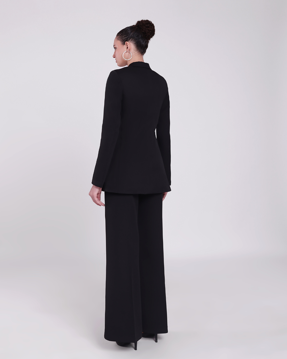 Veronica Black Embellished Blazer Suit