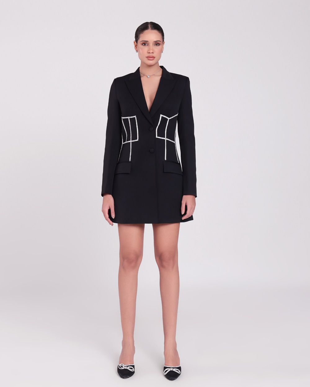 Jane Black Embellished Blazer Dress