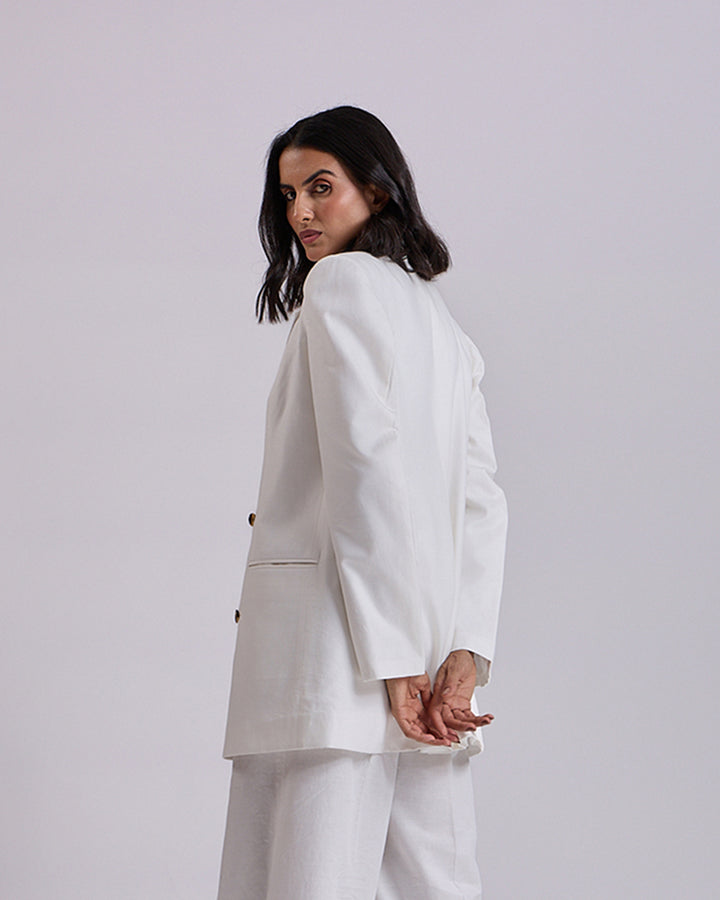 Ivory Oversized Blazer