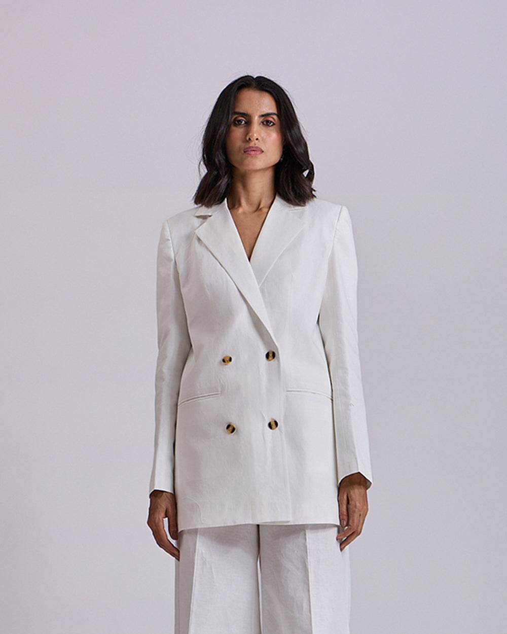 Ivory Oversized Blazer