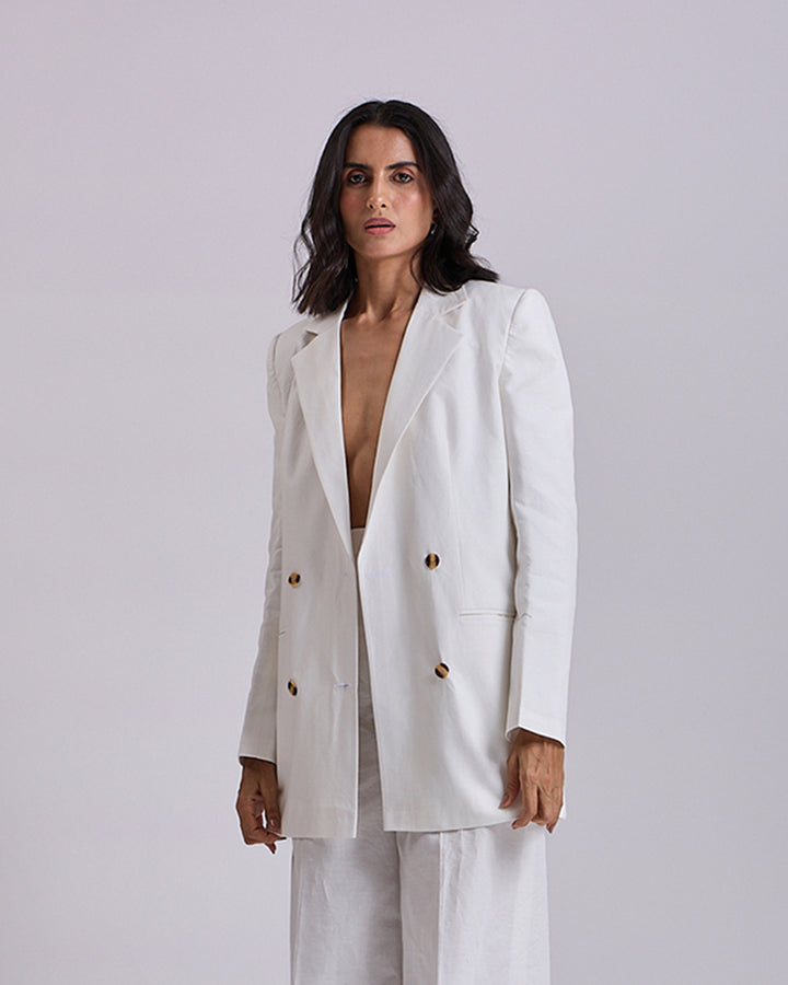 Ivory Oversized Blazer