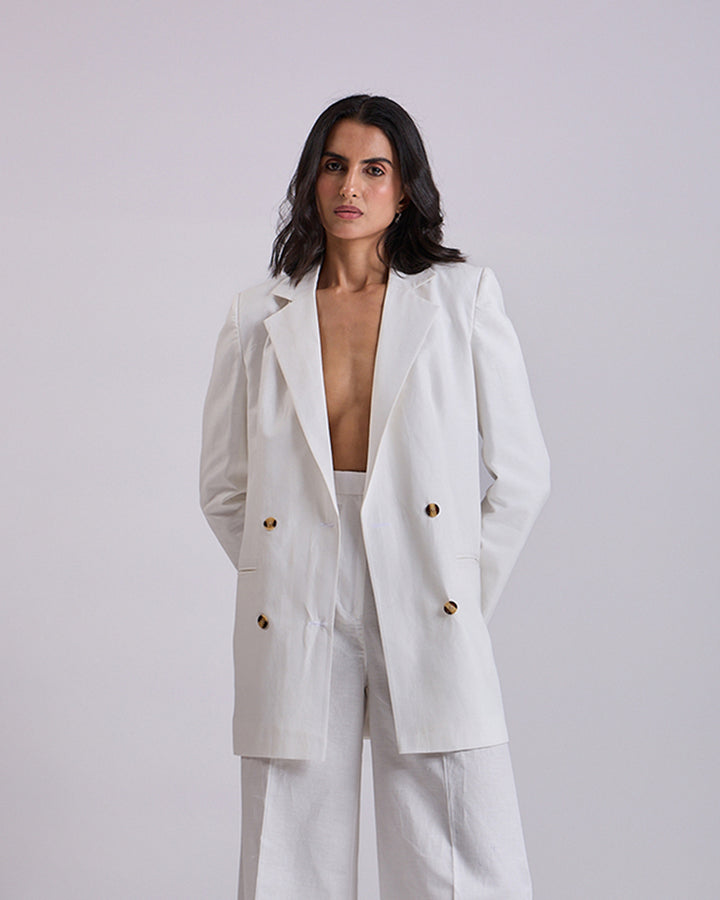 Ivory Oversized Blazer
