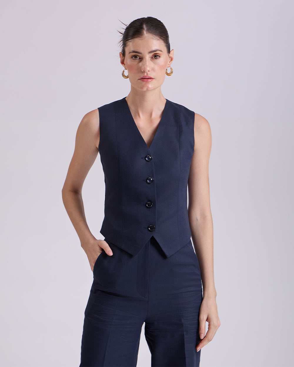 navy blue waistcoat