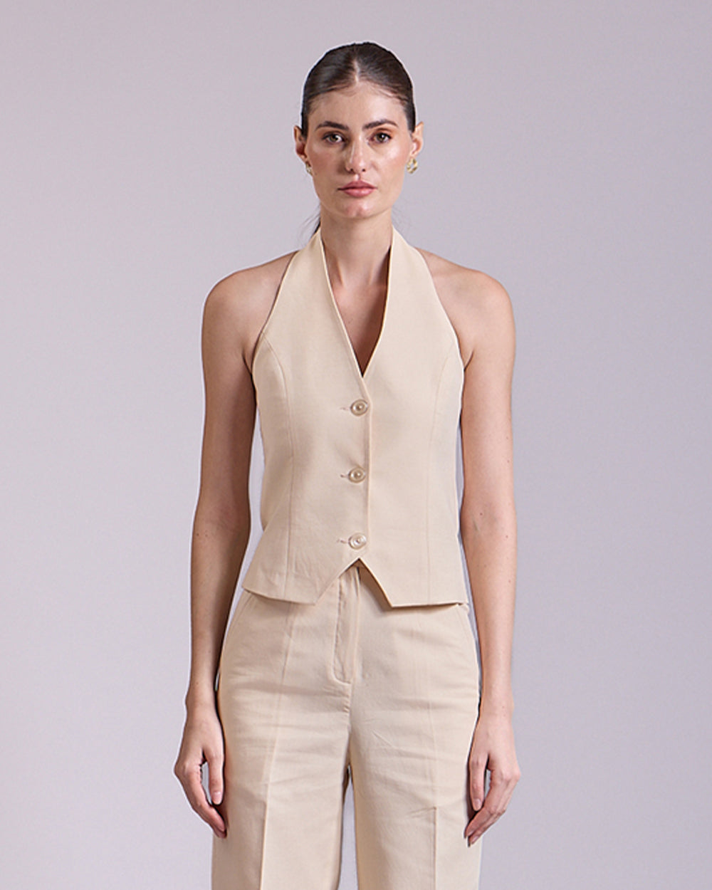 Beige Waistcoat