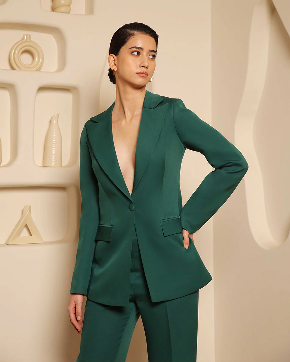 Bottle Green formal blazer