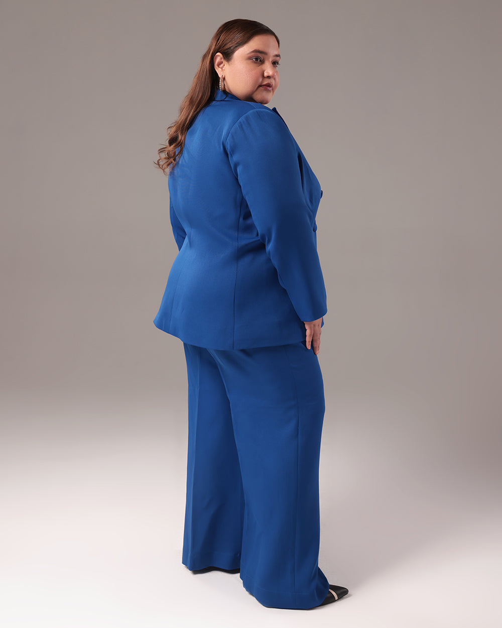 Royal Blue Double Breasted Blazer Suit
