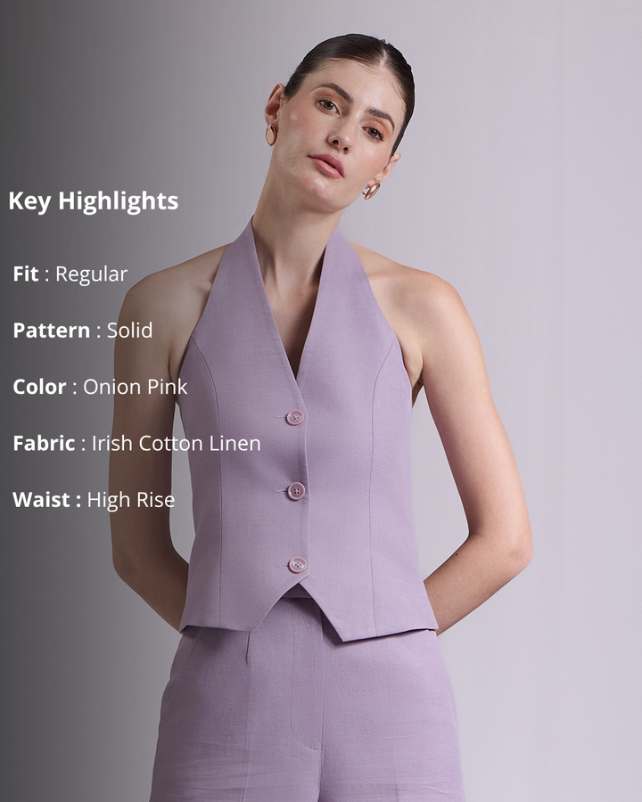 Onion Pink Waistcoat