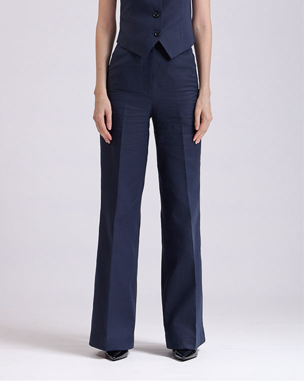 Linen - Navy Blue Pant