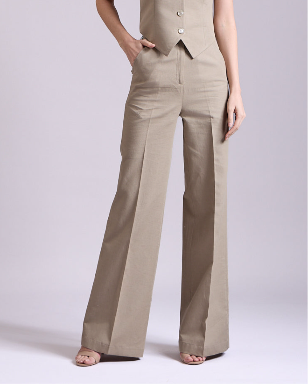 Linen - Olive pant