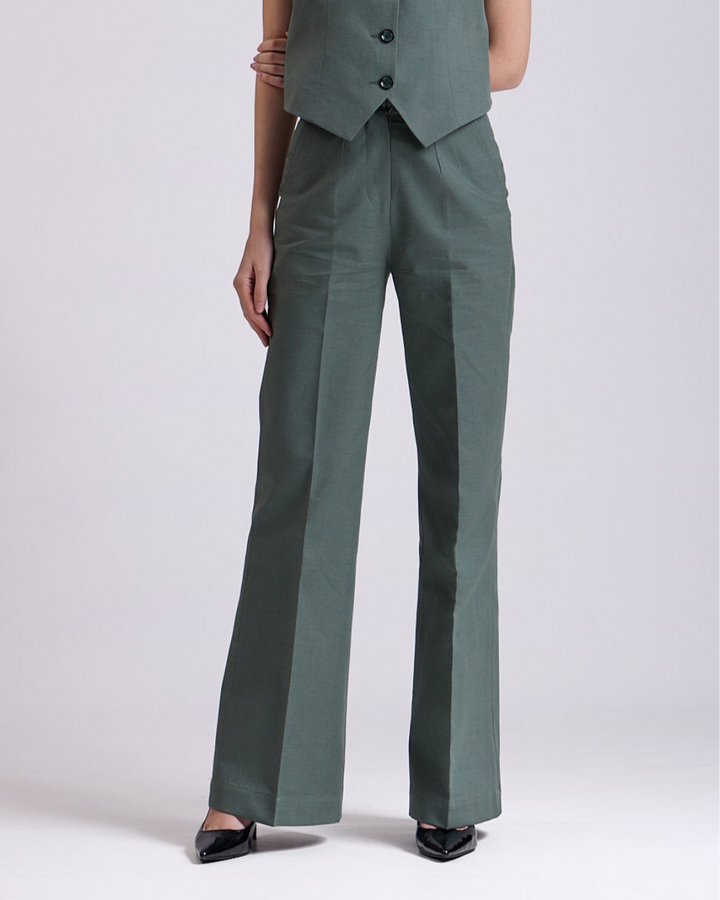 Linen - Green pant