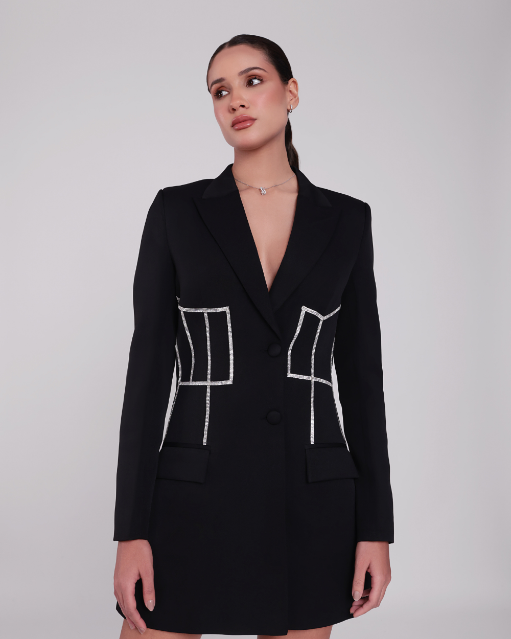 Jane Black Embellished Blazer Dress