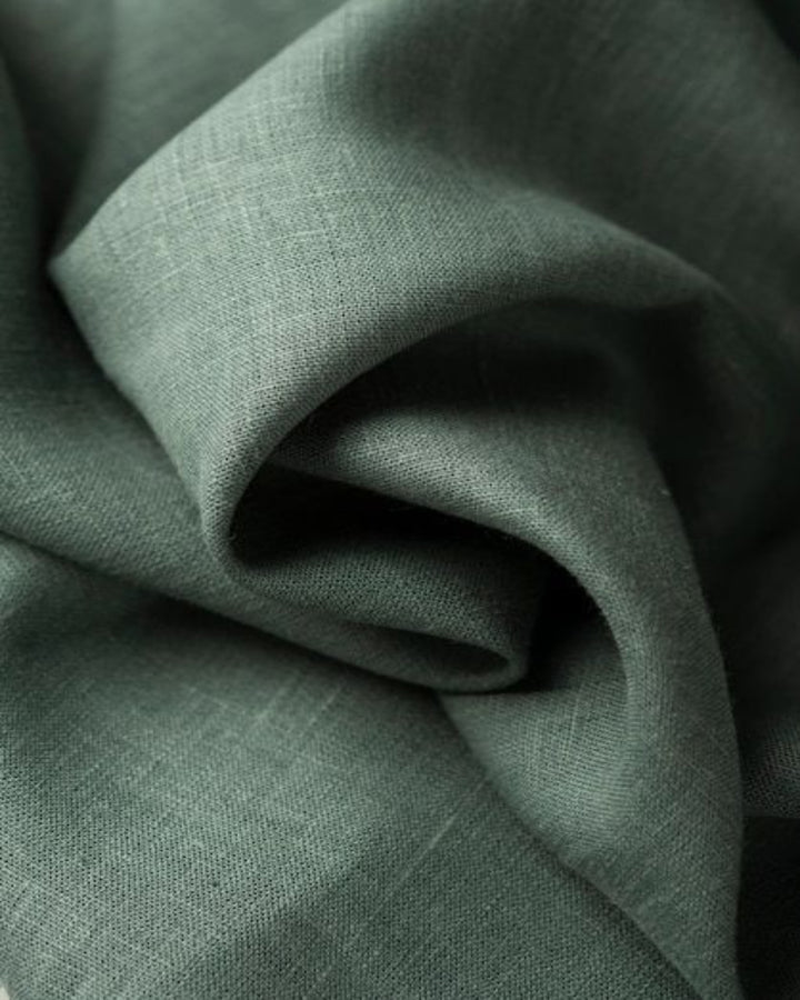 Green Pleated High waist pants