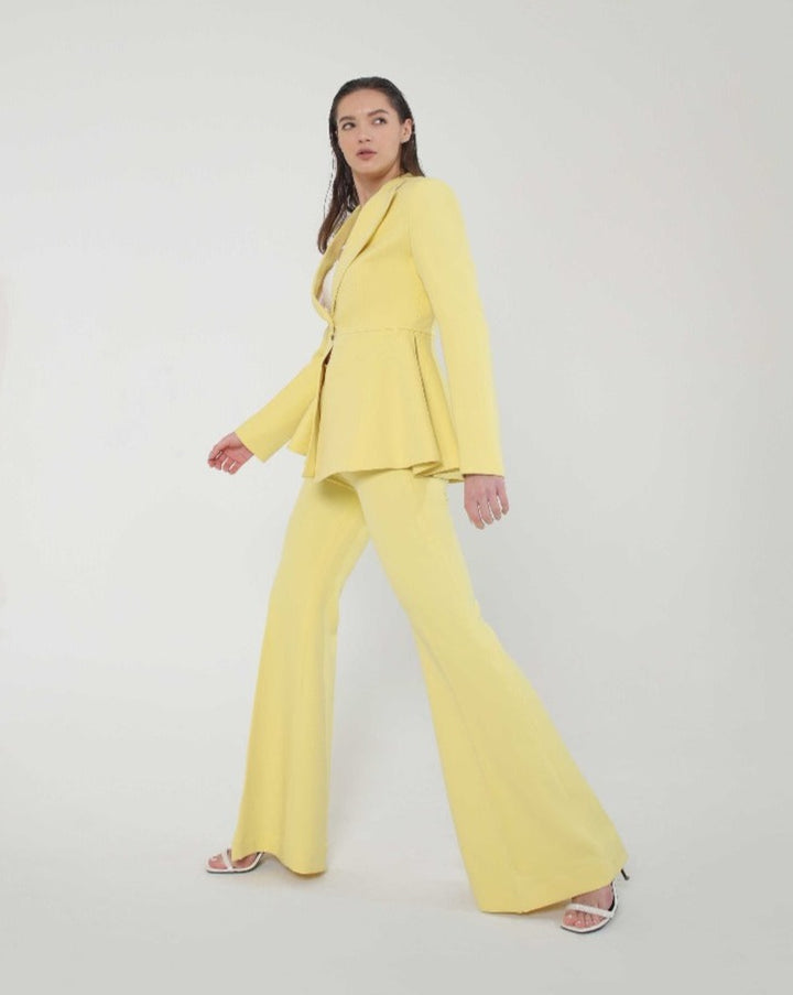 Sly Lemon Blazer Set