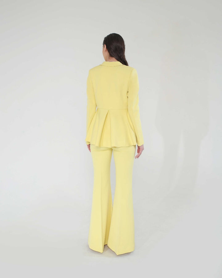 Sly Lemon Blazer Set