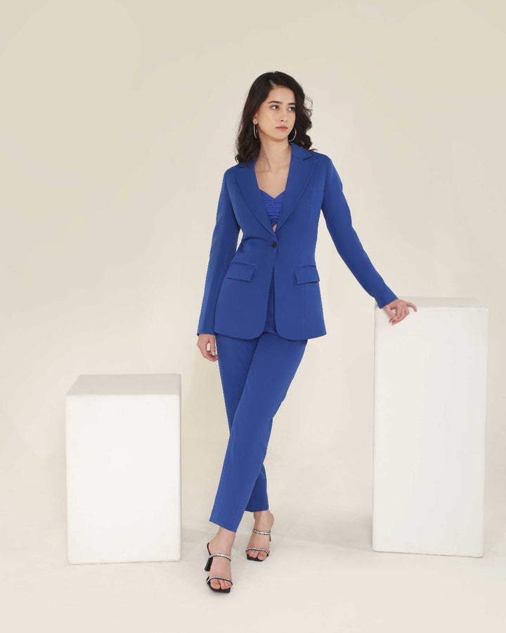 Marky Royal-Blue Blazer Set