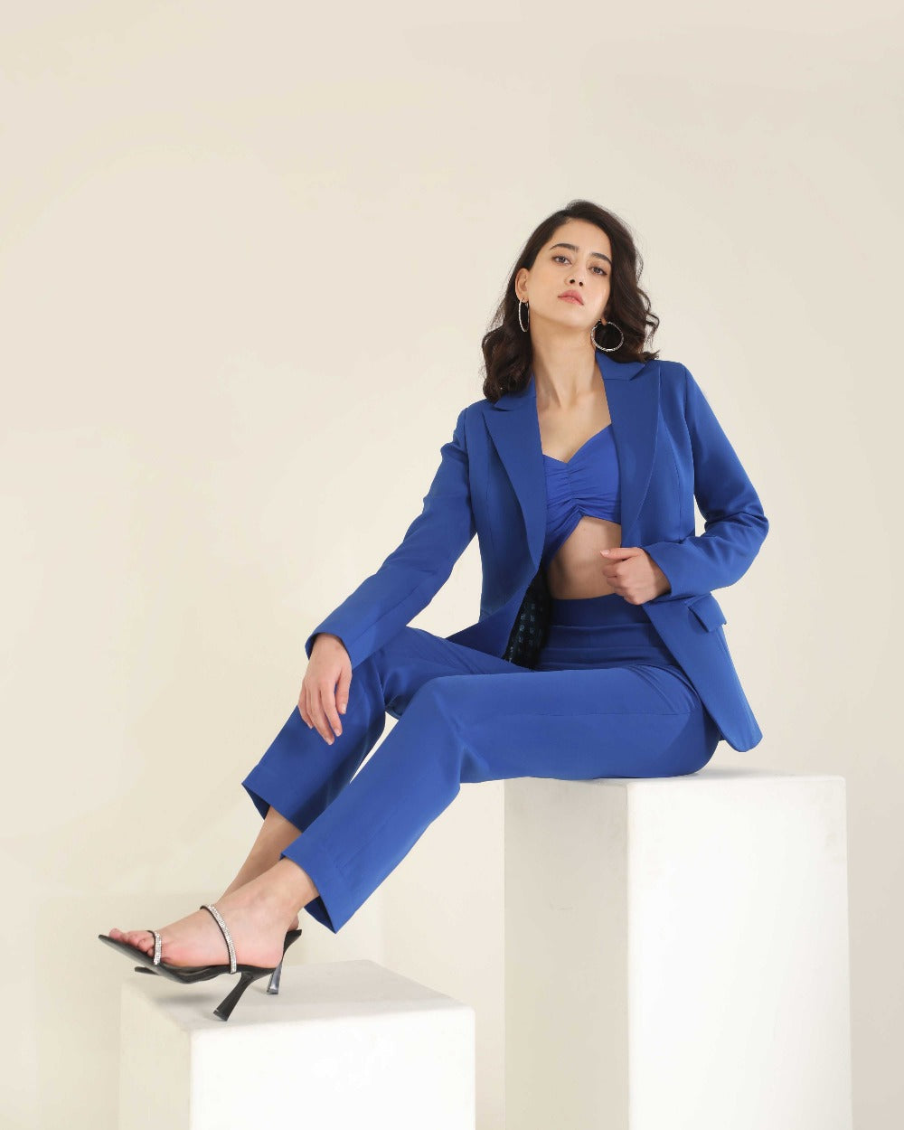 Marky Royal-Blue Blazer Set