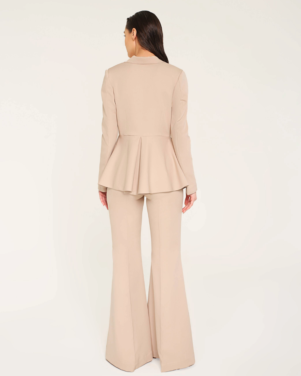 Sly Beige Blazer Set