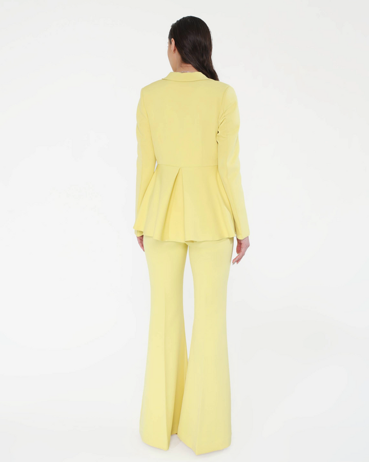Sly Lemon Blazer Set