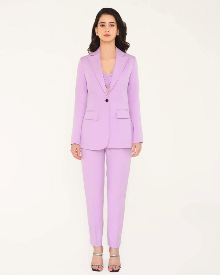 Marky Lavender Blazer Set