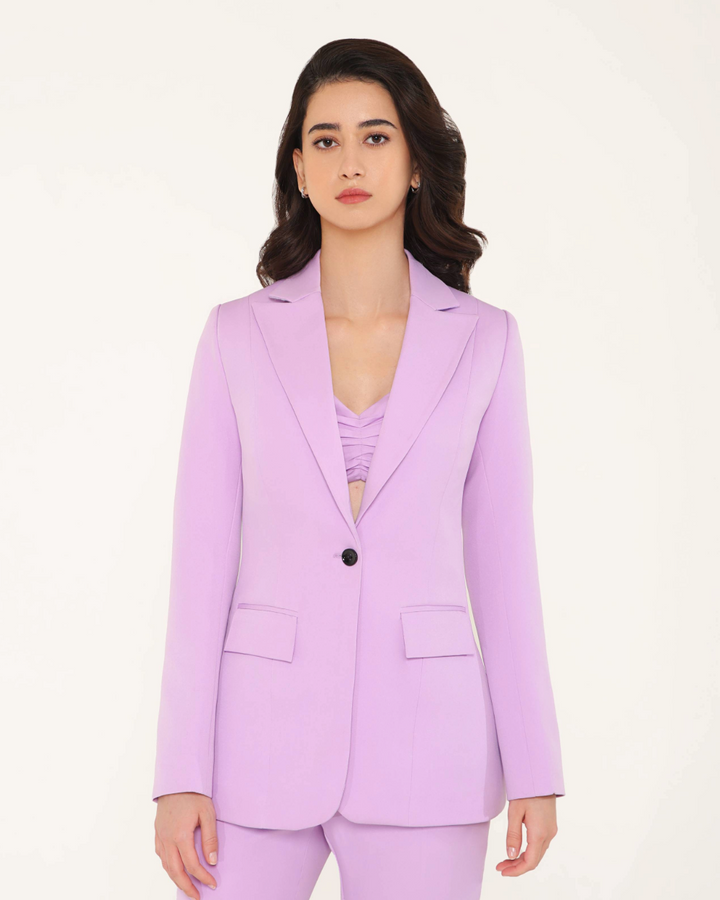 Marky Lavender Blazer Set