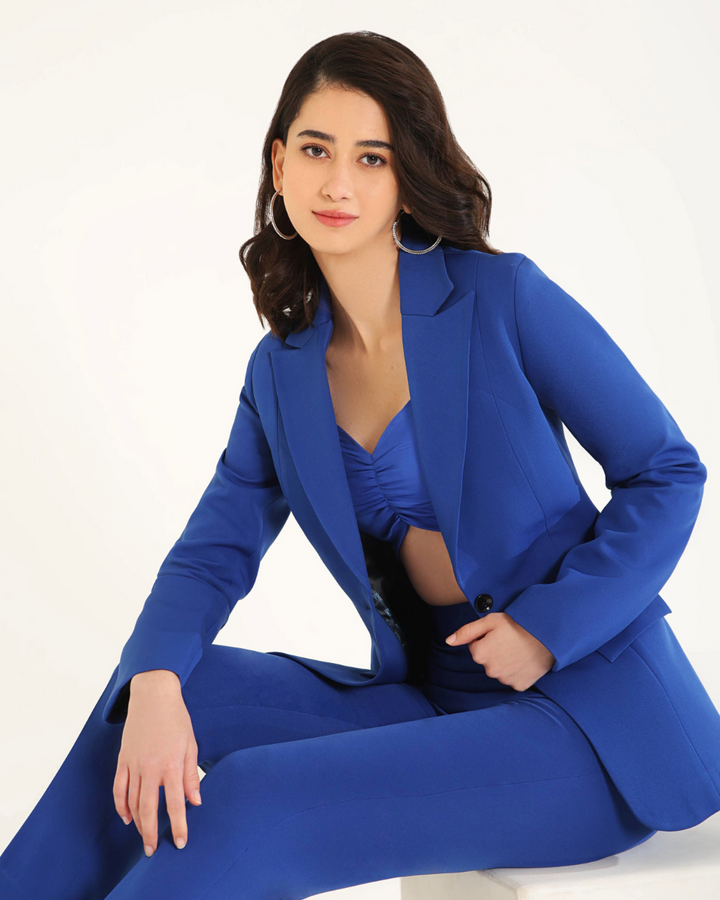 Marky Royal-Blue Blazer Set