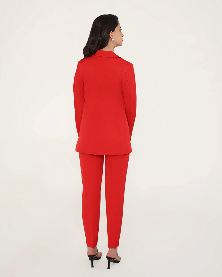 Roadster Red Slim Fit Suit