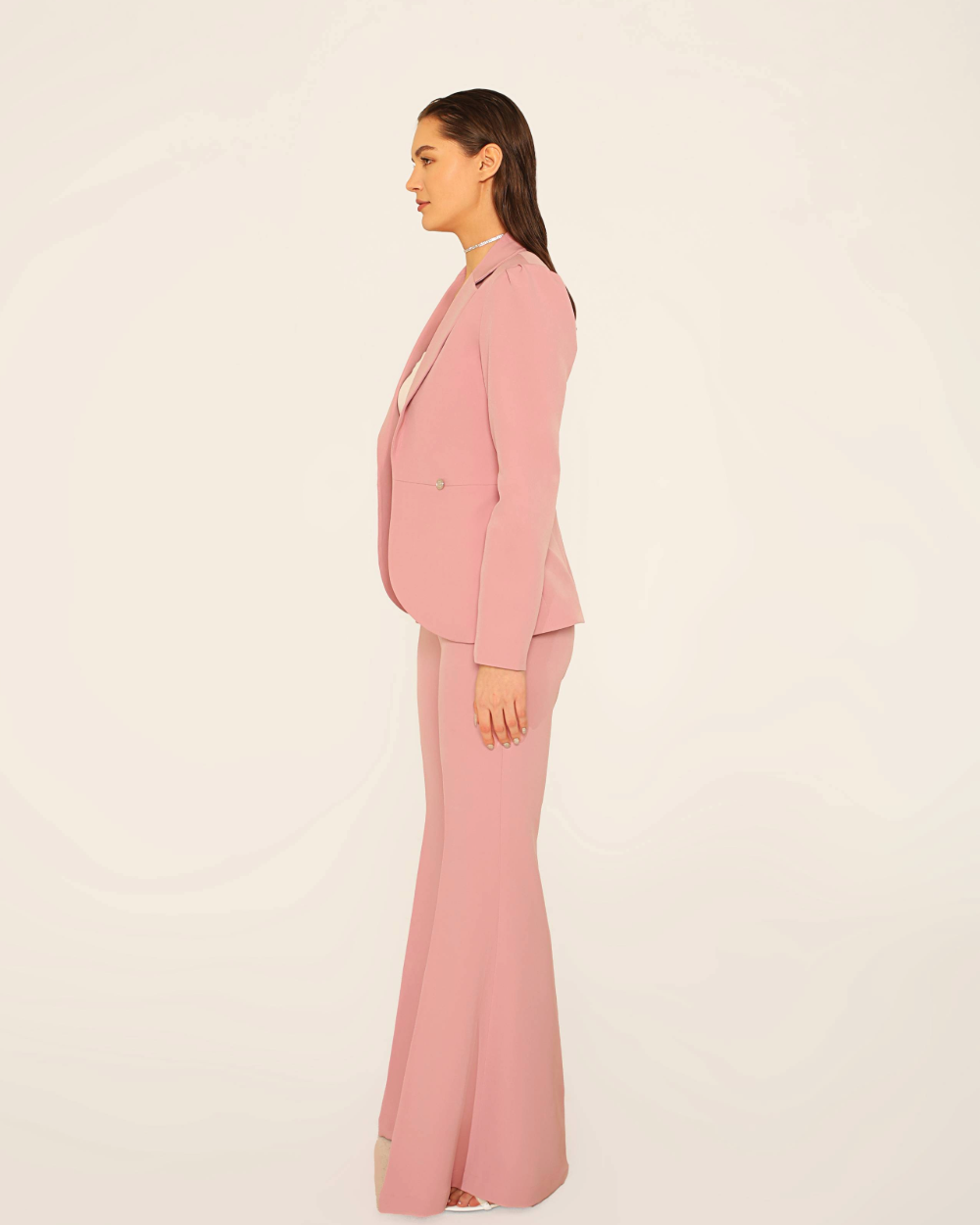 Geo Pink blazer set
