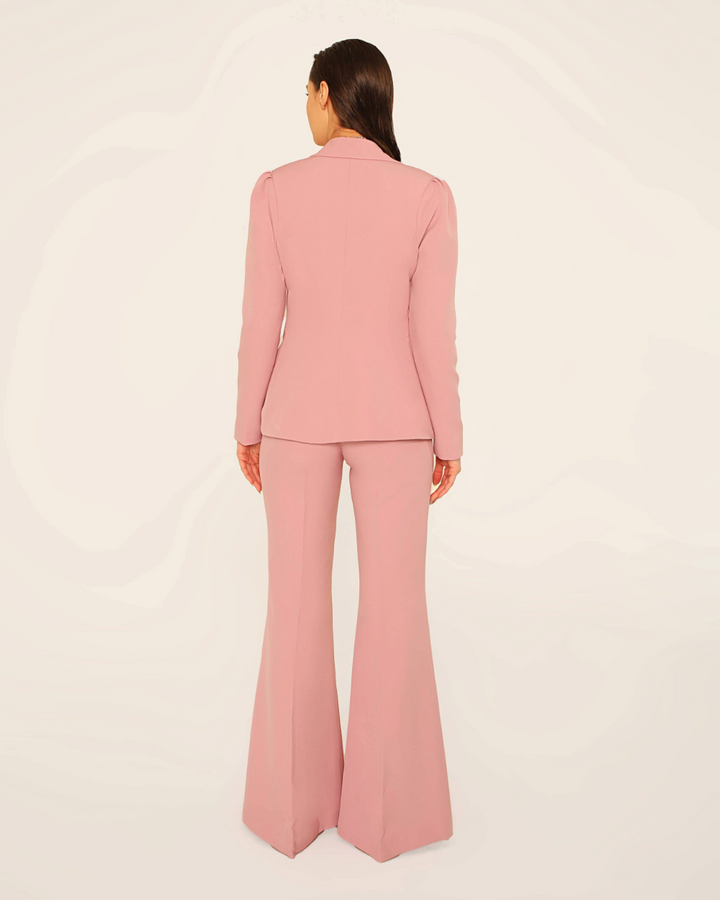 Geo Pink blazer set