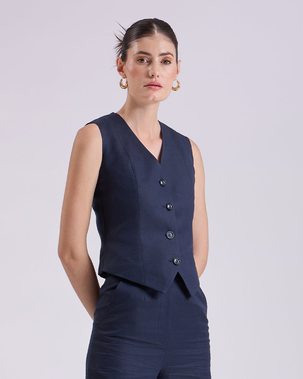 navy blue waistcoat