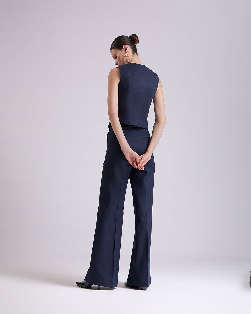 Linen - Navy Blue Pant