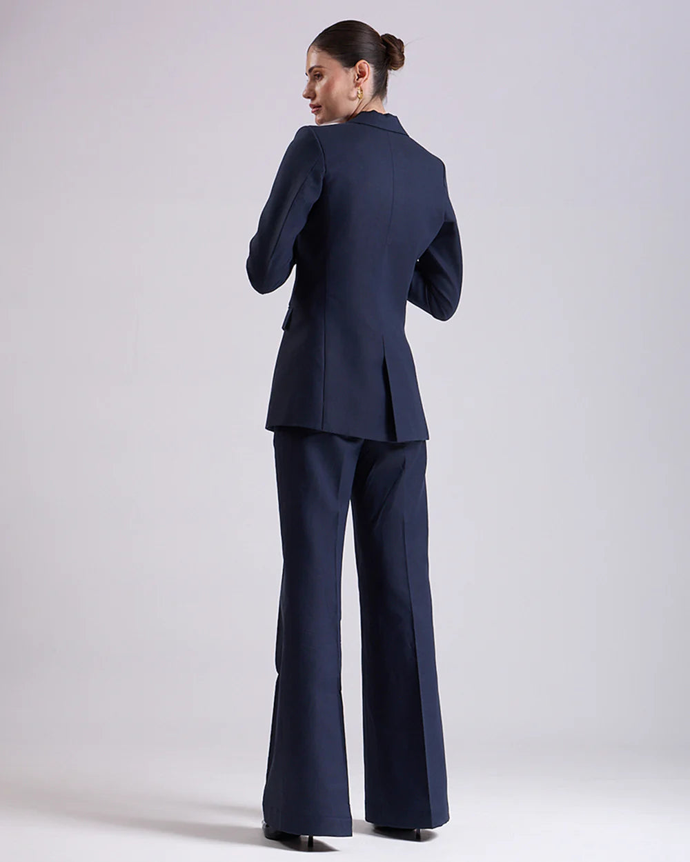 Navy Blue Waistcoat And Pant Set