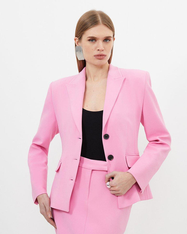 Tailored Pink Slim Fit Blazer