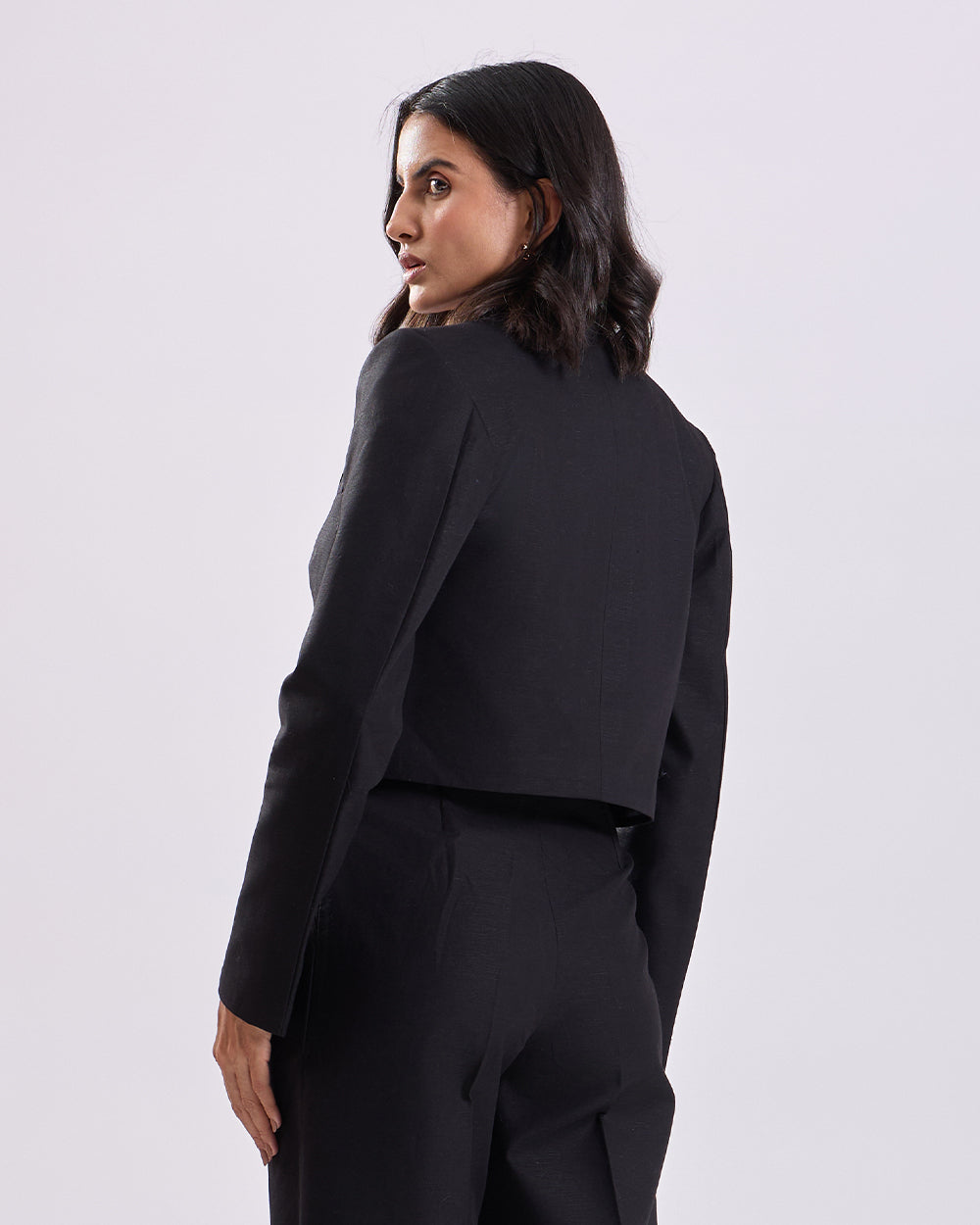 Black Crop Jacket