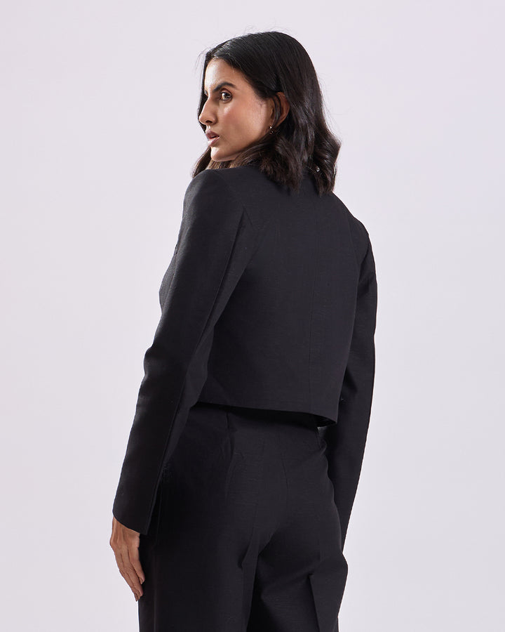 Black Crop Jacket