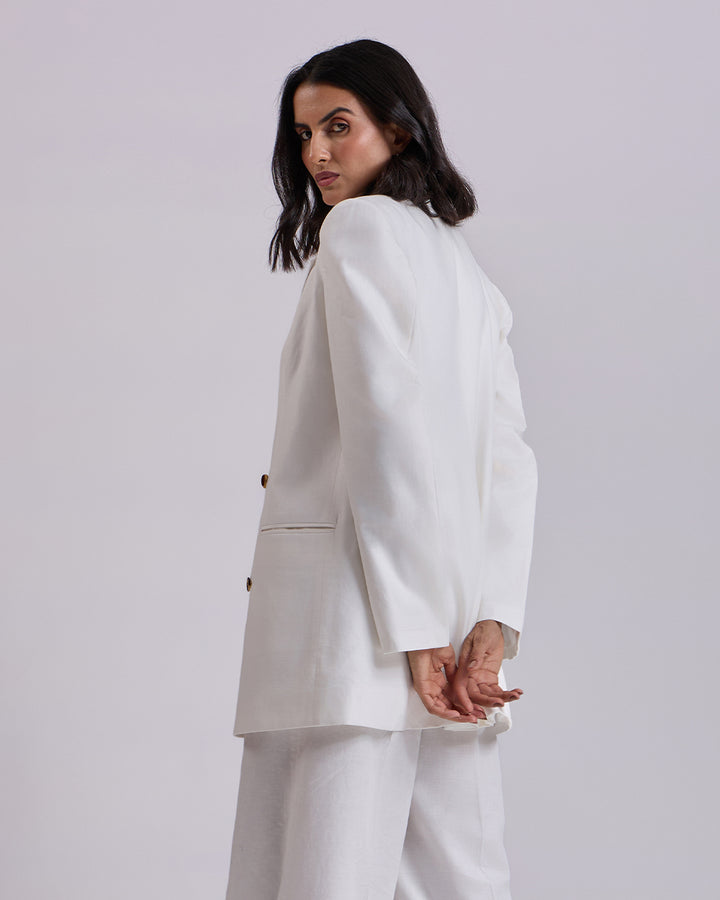 Off White Oversized Blazer