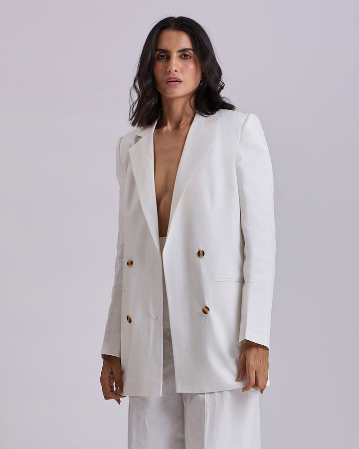Off White Oversized Blazer