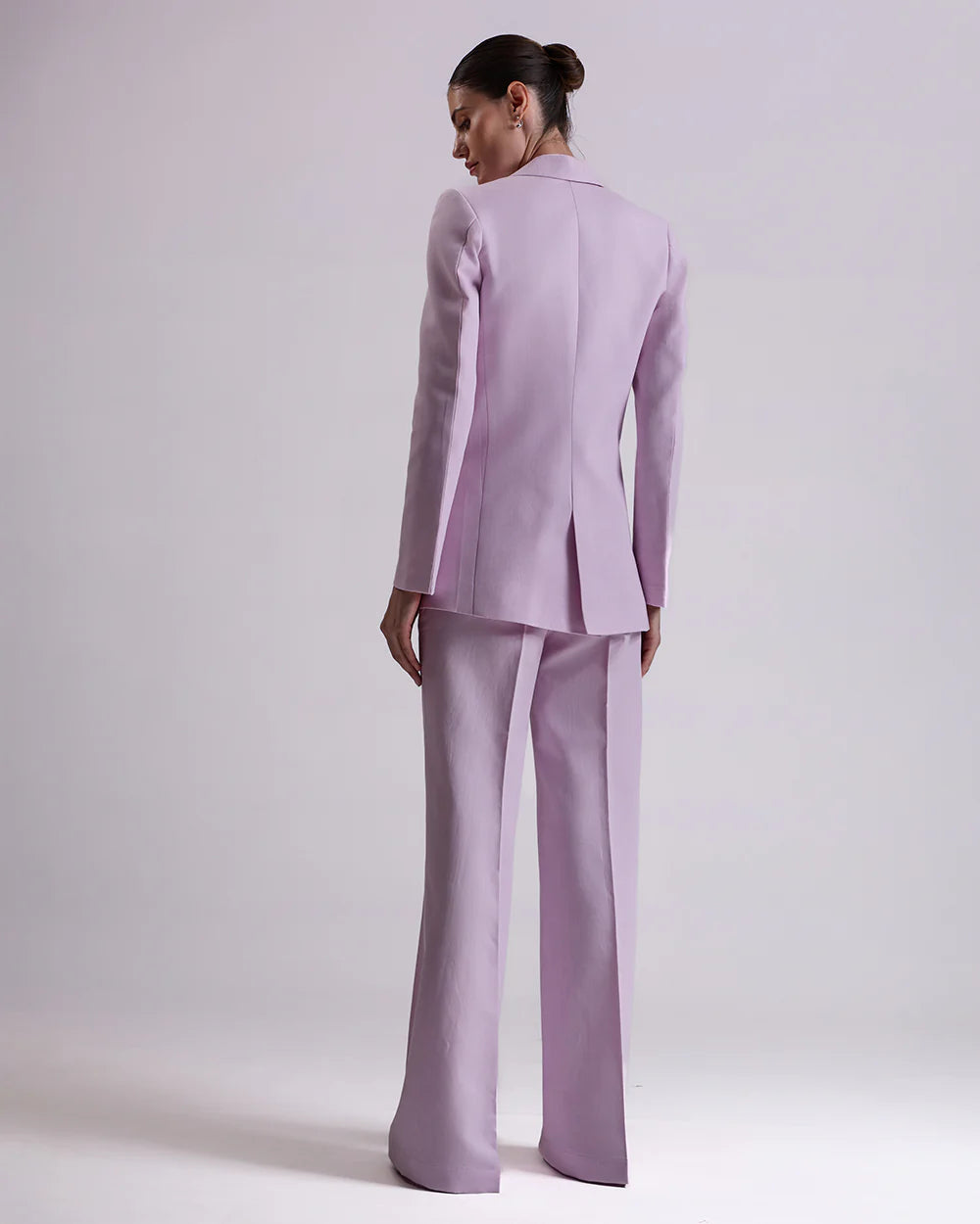 Lavender Single-Breasted Suit 2-Piece