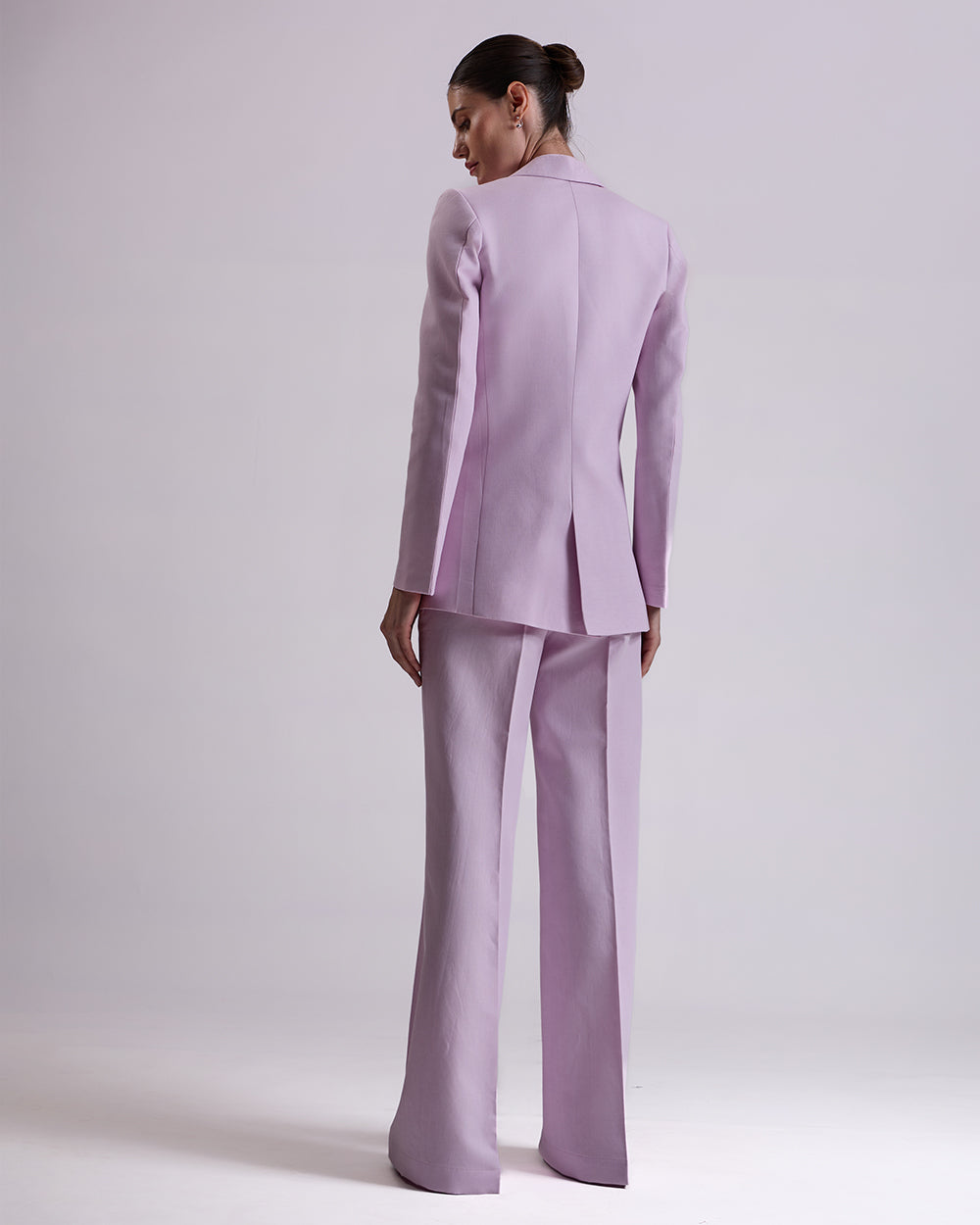 Lavender Single-Breasted Suit 2-Piece