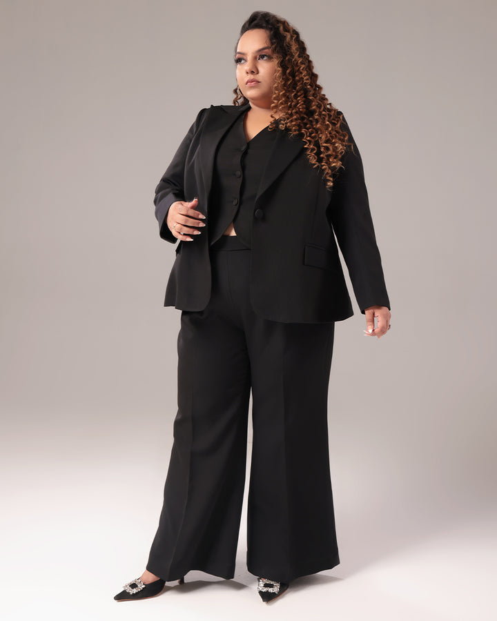 Black Slim Fit Blazer Suit