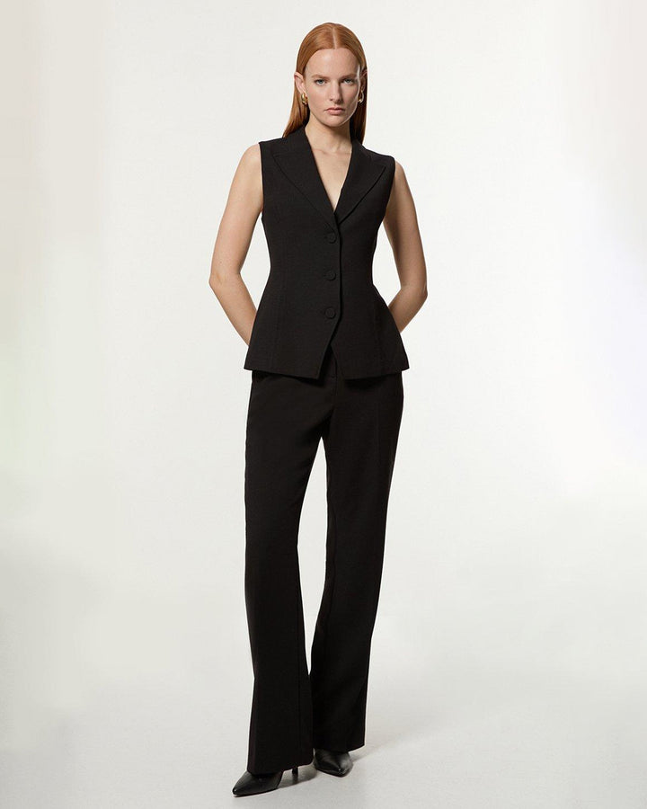 Tailored Black Jacket And Pant Set