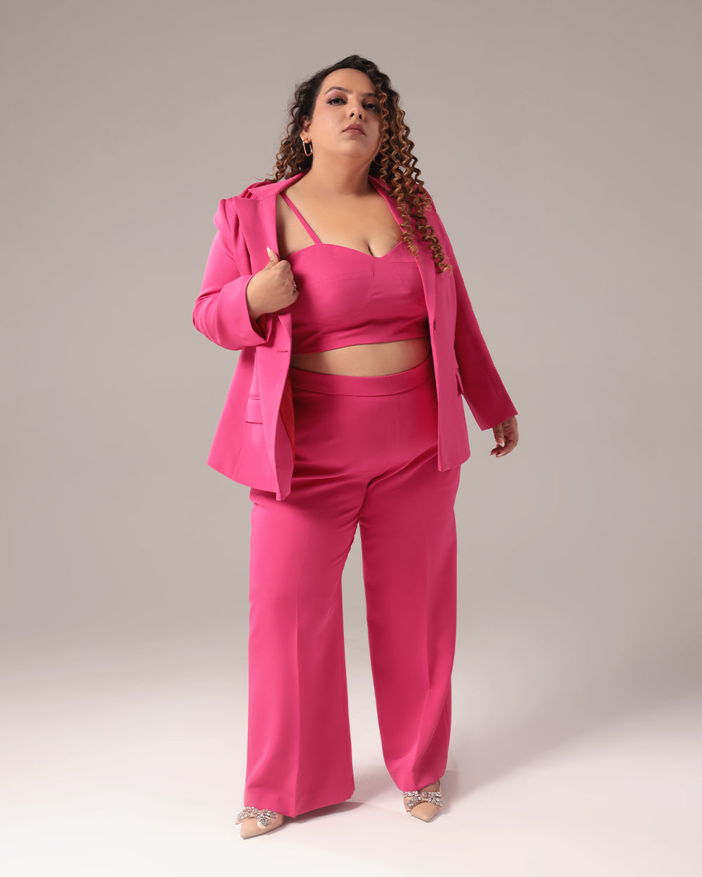 Hot Pink Formal 2- Piece Suit
