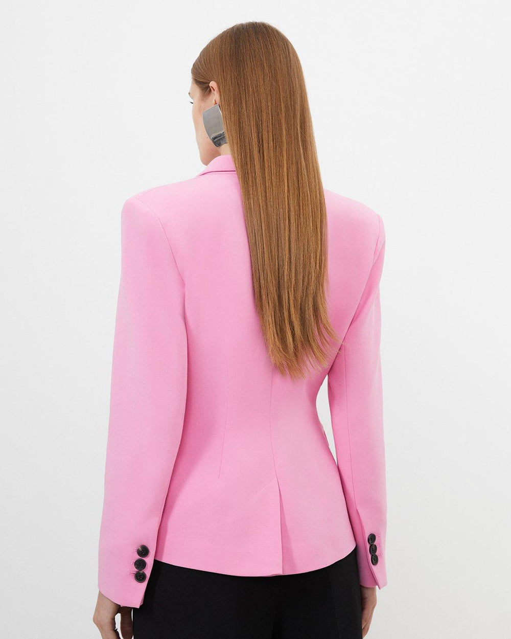 Tailored Pink Slim Fit Blazer