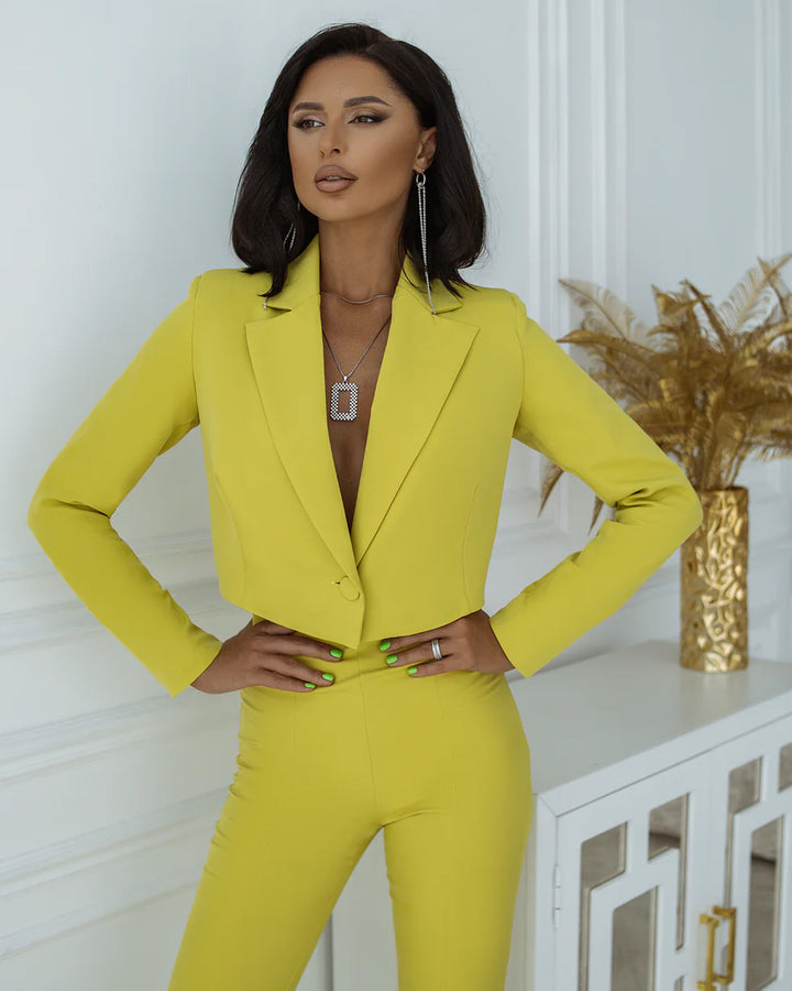 Fuby Green Blazer Set