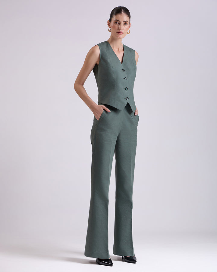 Green pant