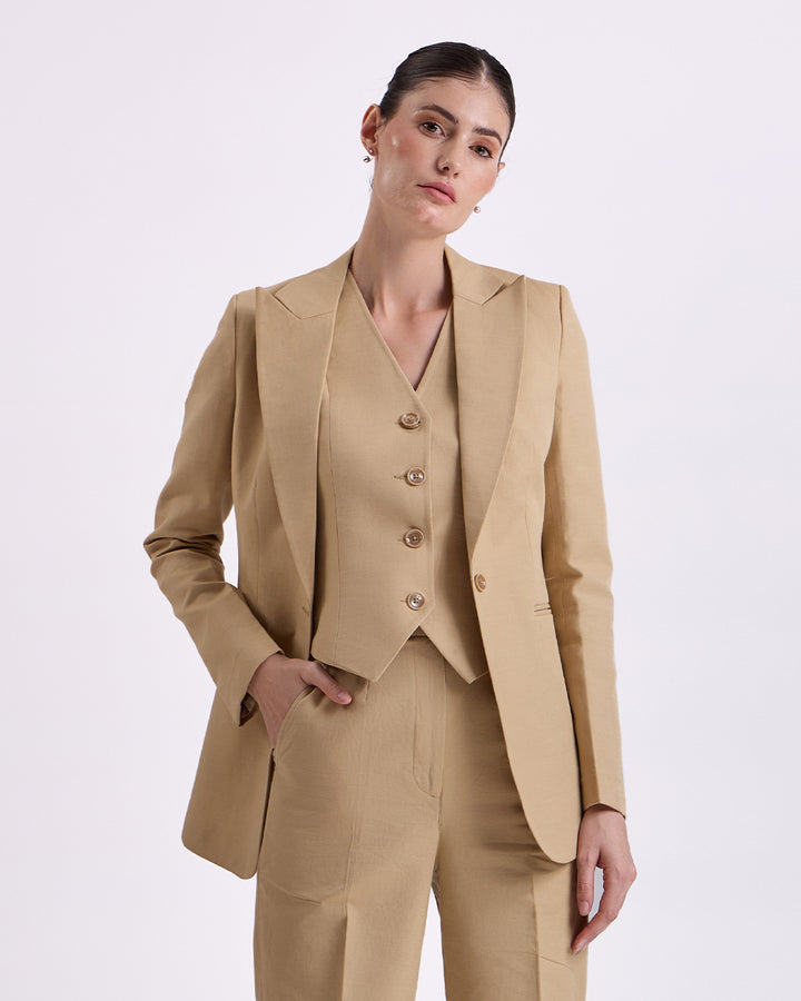 Tan Brown Blazer