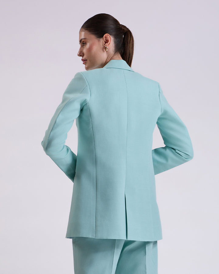 Teal Blue Blazer