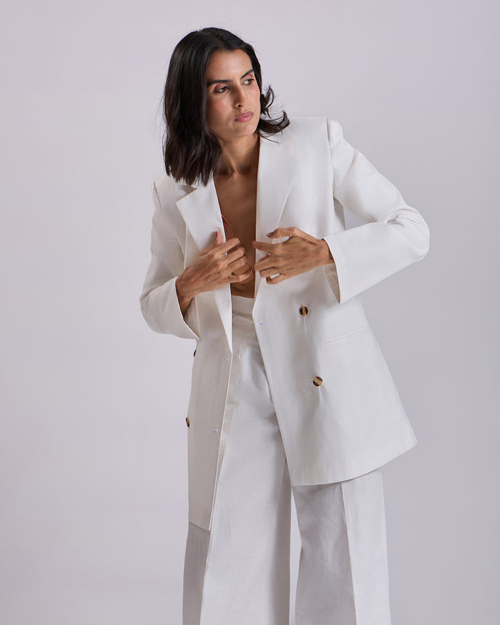 Off White Oversized Blazer