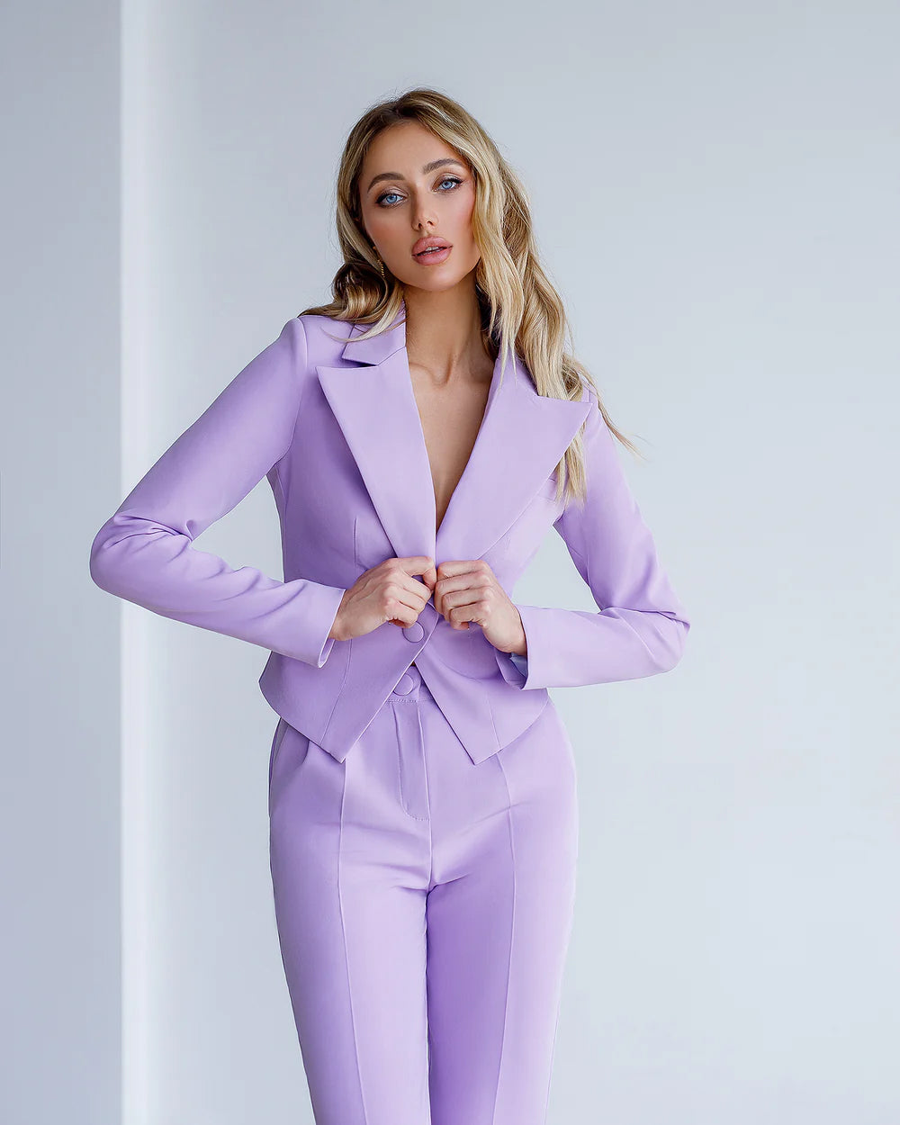 Liza Lavender Blazer Set