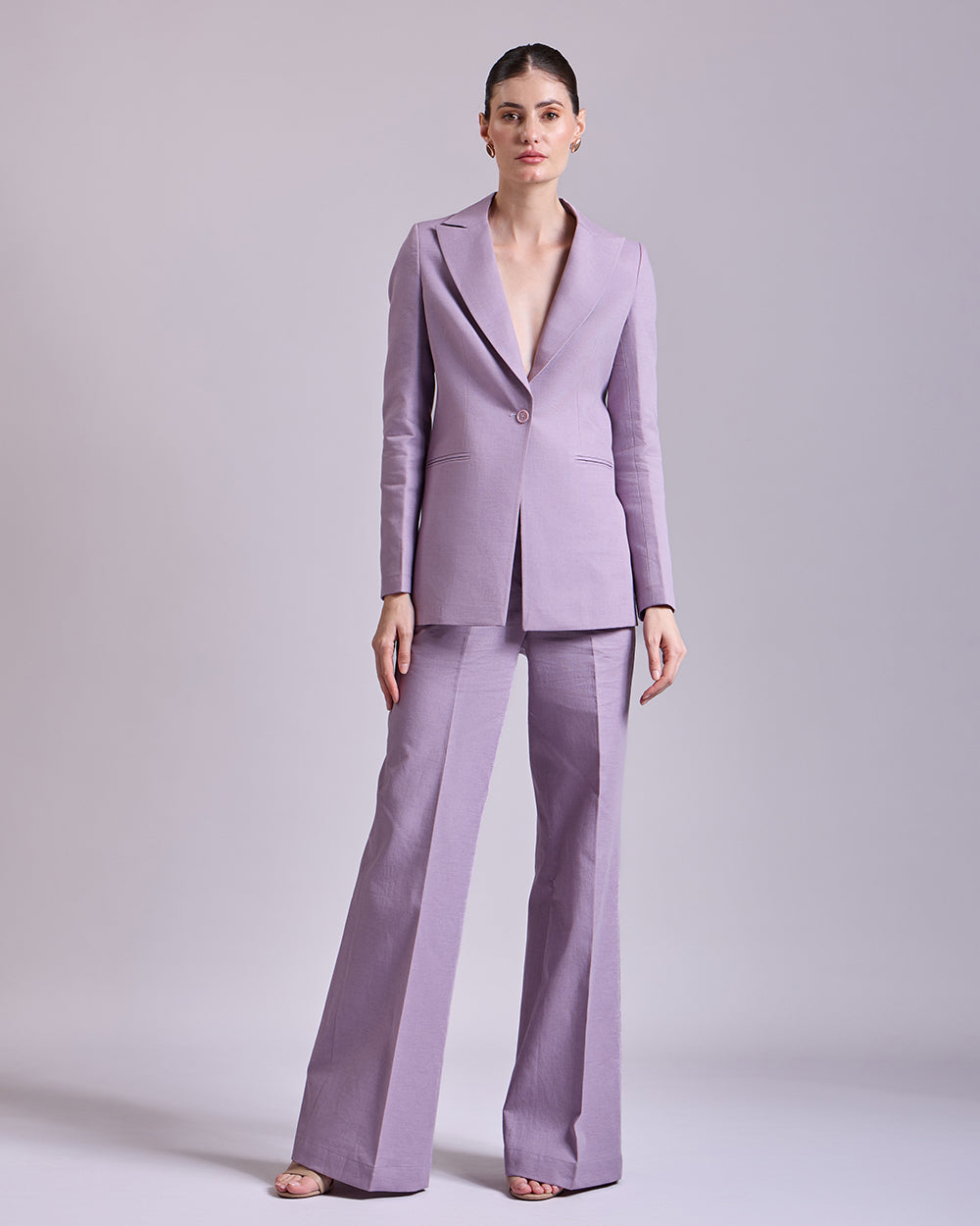 Onion pink Single-Breasted Suit 2-Piece