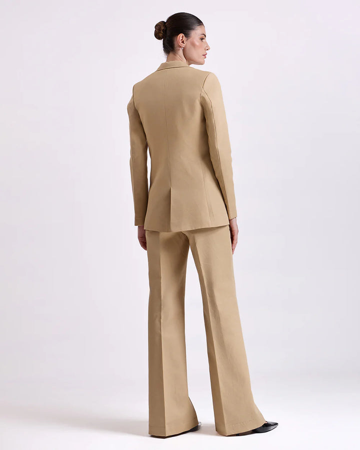 Tan Brown Waistcoat And Pant Set